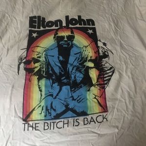 Elton John The Bitch is Back t shirt